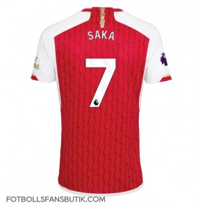 Arsenal Bukayo Saka #7 Replika Hemmatröja 2023-24 Kortärmad